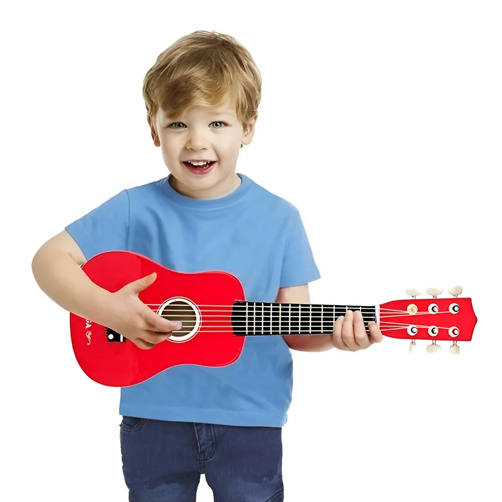Viga Toys Guitar en Bois Rouge 3A+