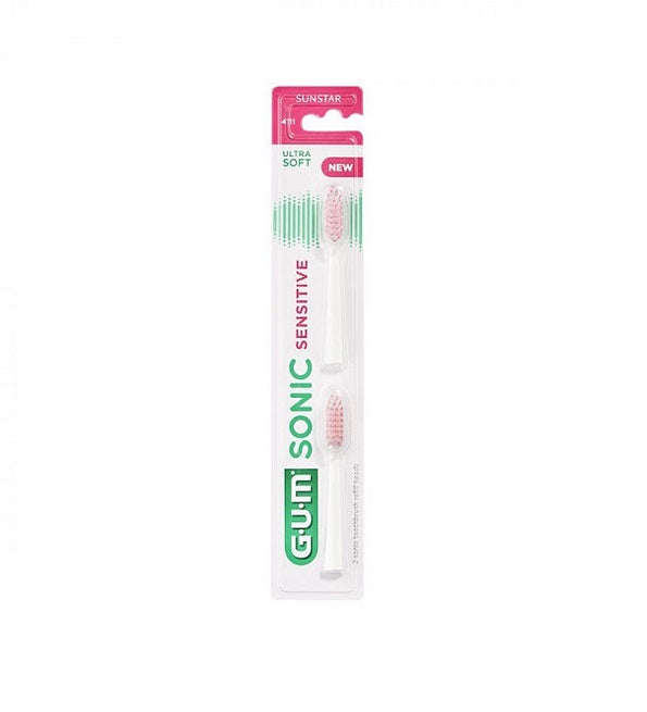 GUM Sonic Sensitive Ultra Soft Refills (x2)