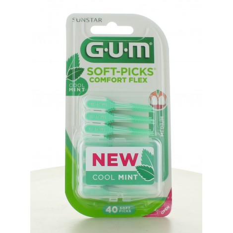 Gum Soft Picks Comfort Menthole 40pcs 670