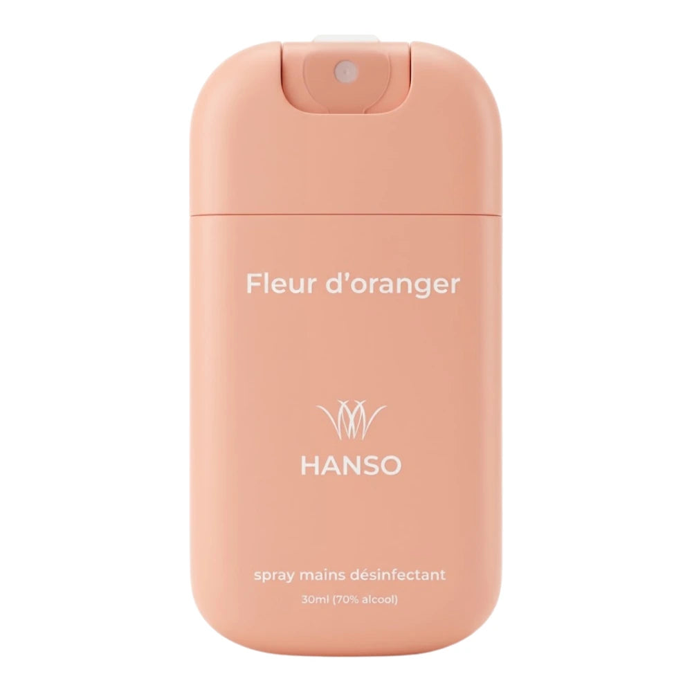 HANSO spray mains désinfectant Fleur d'oranger 30 ml