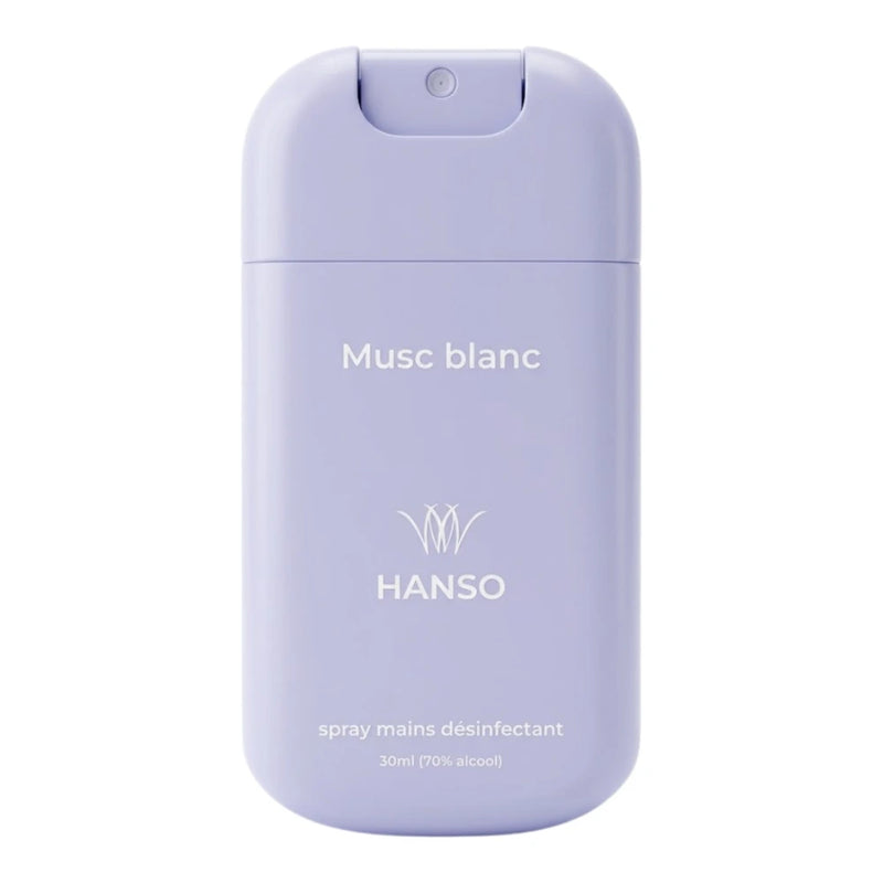 HANSO Spray Mains Désinfectant Musc Blanc 30ml