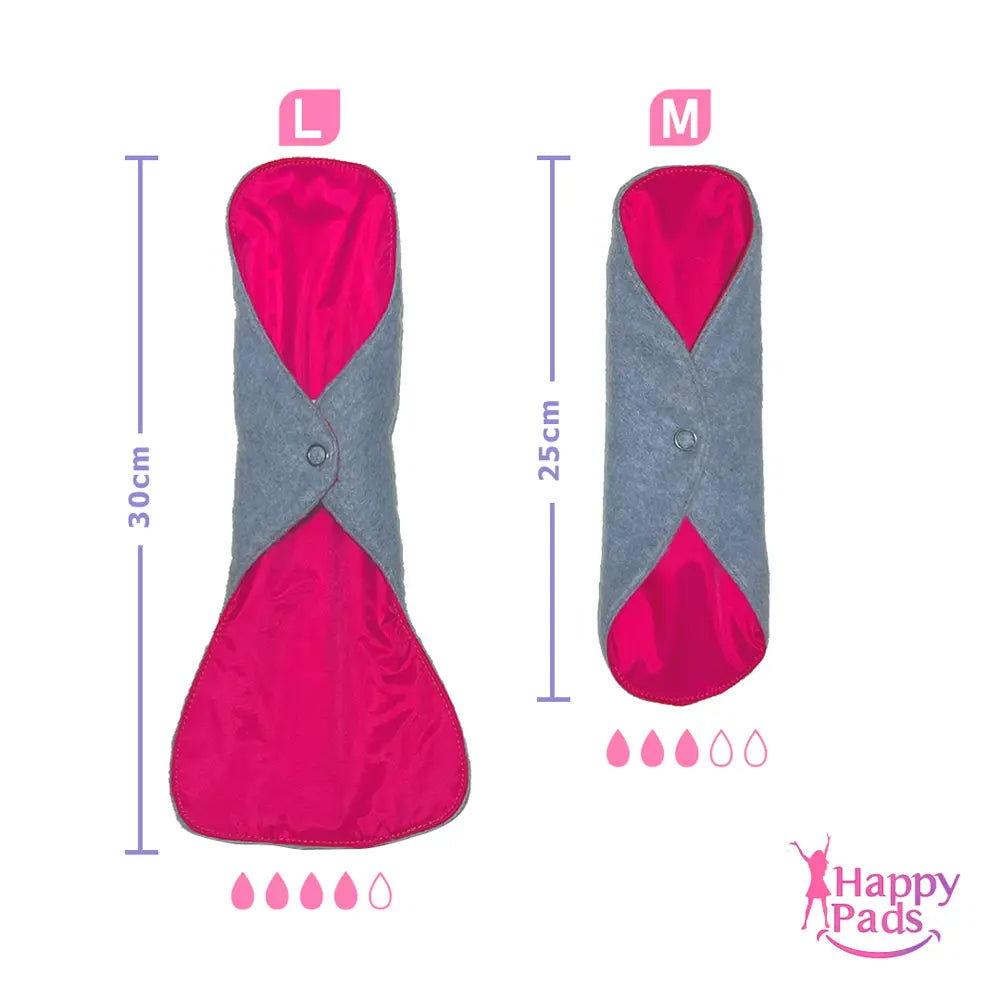 Toalla menstrual reutilizable Happy Pads