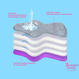 Toalla menstrual reutilizable Happy Pads