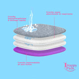 Toalla menstrual reutilizable Happy Pads