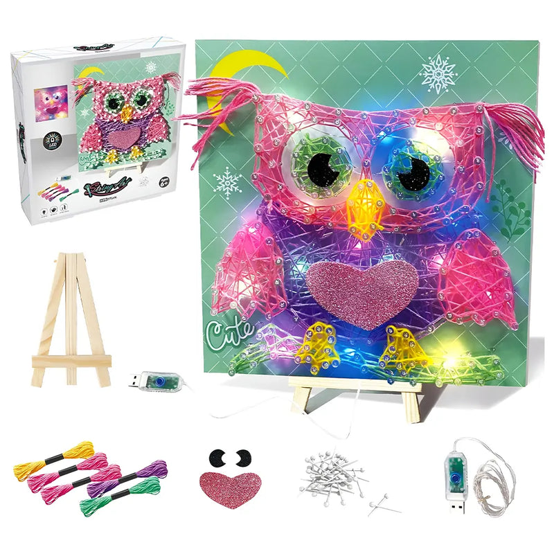 Kidiy String Art Owl 6Y+