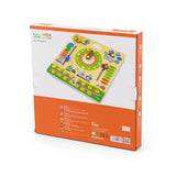 Viga Toys Calendrier Horloge en Bois 3A+