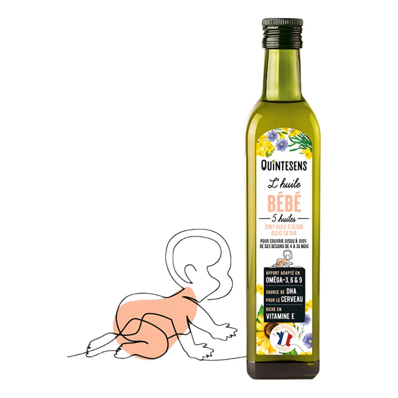 Quintesens Mezcla de 5 Aceites para Bebé 4/6M - 250 ml