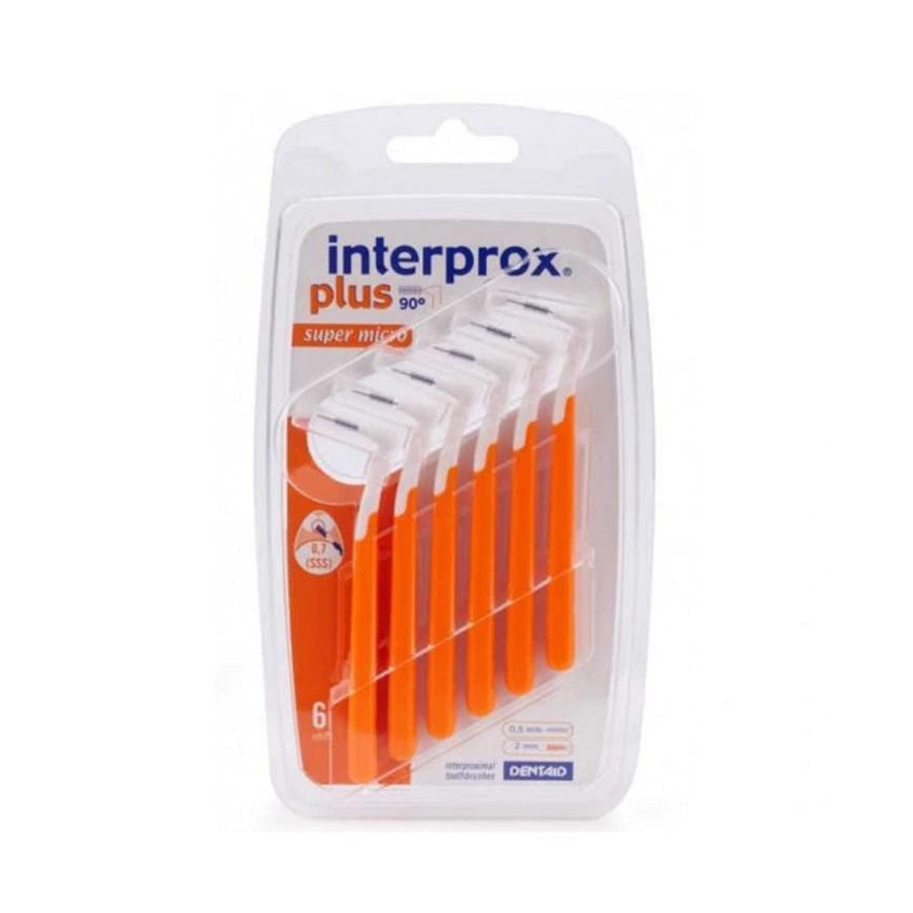 Interprox Plus Super Micro Orange – emballage de 6 brossettes interdentaires