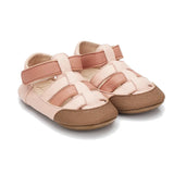 Hob Sandale Itri pour Bébé - Rose Terracotta & Marron