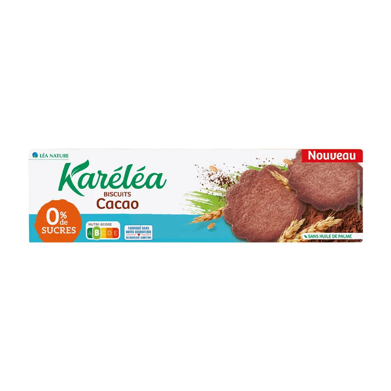 Karéléa Galletas De Cacao Sin Azúcar - 132g