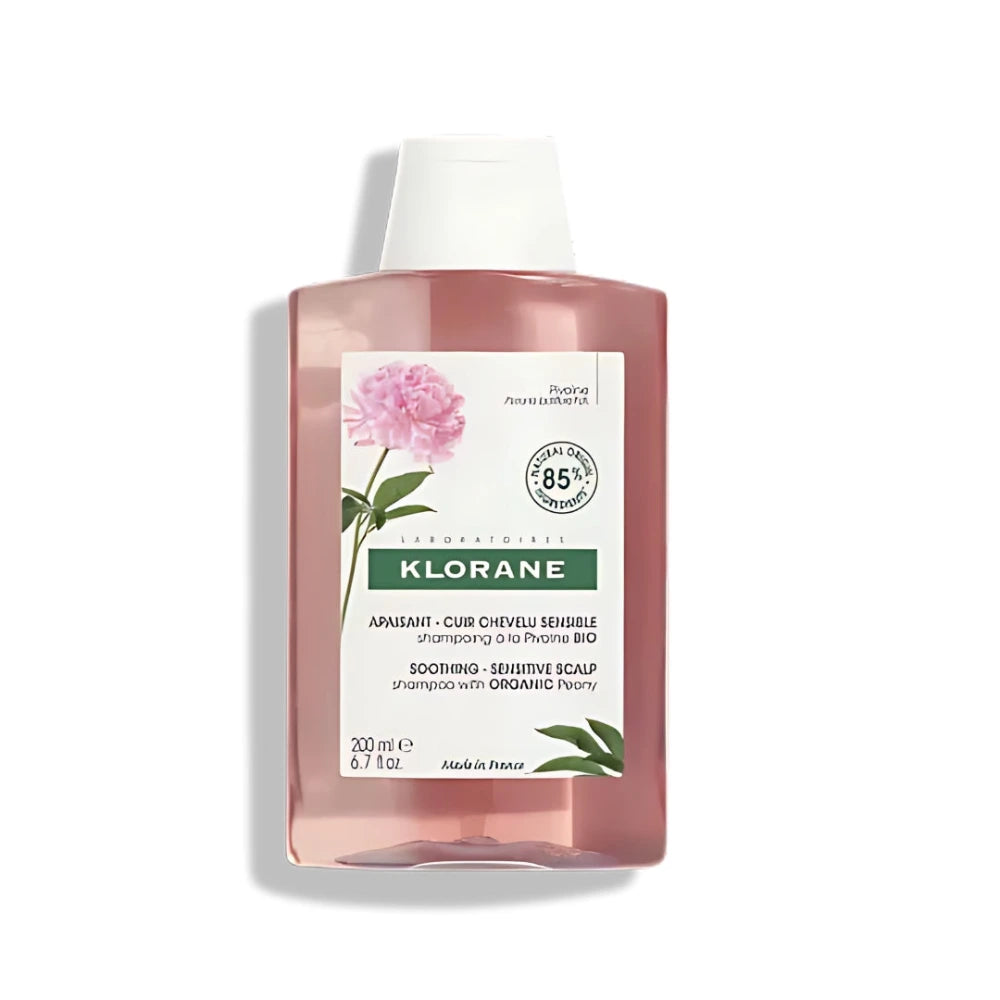 Klorane Shampooing Apaisant à la Pivoine BIO 200 ml - flacon
