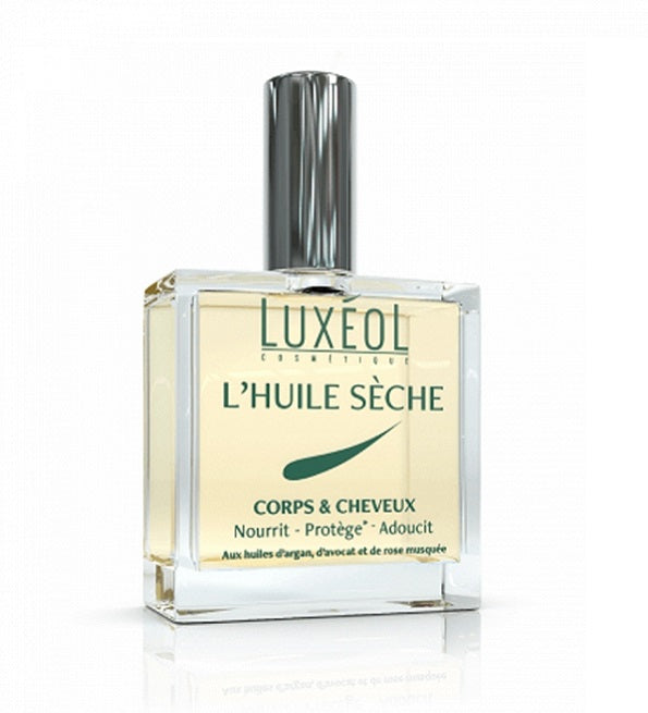 Flacon Luxeol Huile Sèche Corps et Cheveux 100 ml