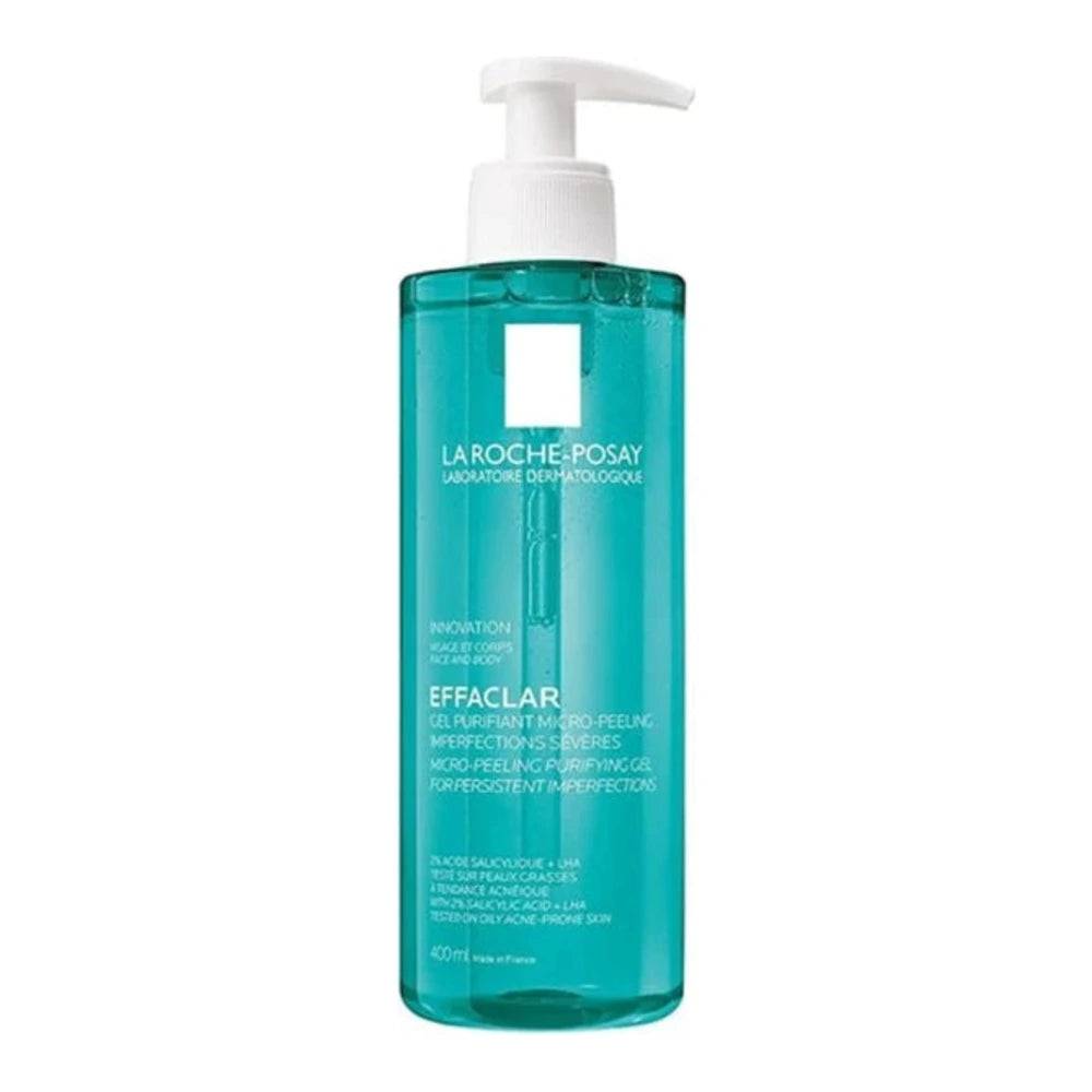 La Roche-Posay Effaclar Gel Purifiant Micro-Peeling Peau Grasse Acnéique | 400ml