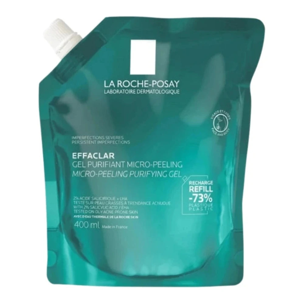 La Roche-Posay Effaclar Gel Purifiant Micro-Peeling Recharge – 400 ml