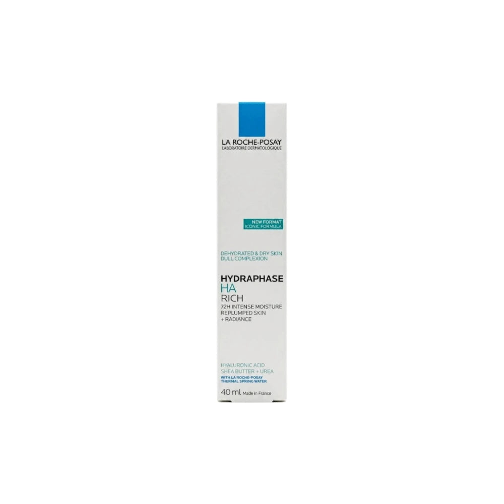 La Roche-Posay Hydraphase HA Riche Crème Hydratante Peau Sèche à Très Sèche – 40 ml