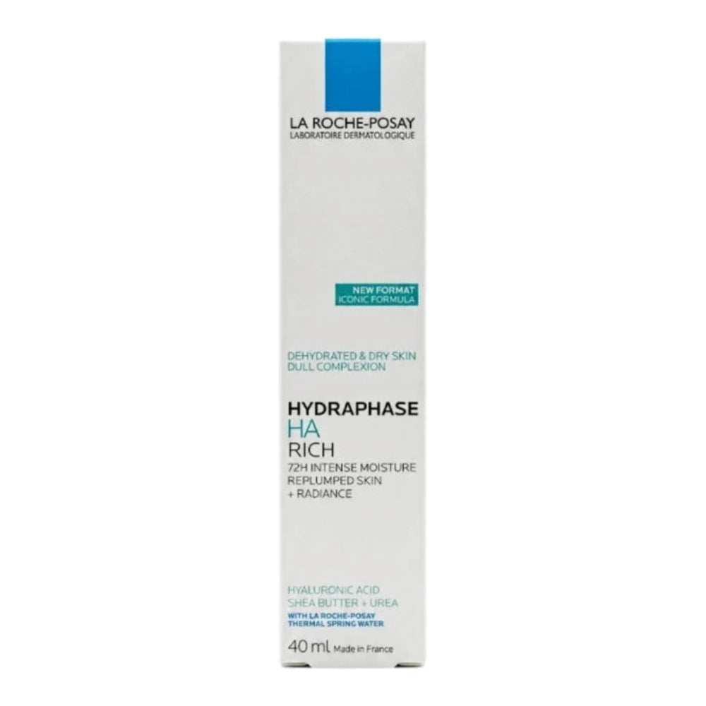 La Roche-Posay Hydraphase HA Riche Crème Hydratante Peau Sèche à Très Sèche – 40 ml