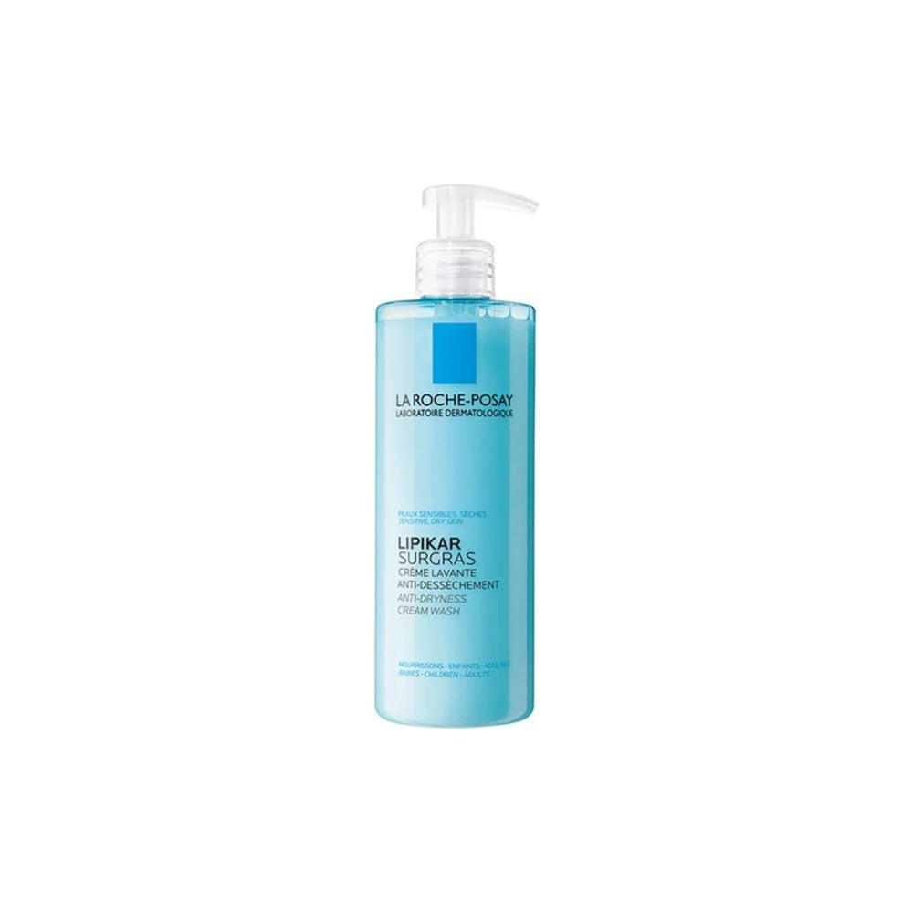 La Roche-Posay Lipikar Surgras Crème Lavante Peau Sensible et Sèche | 400ml
