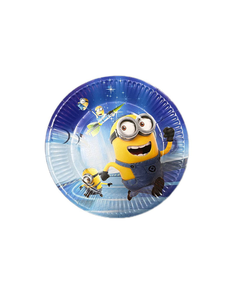 Pack of 10 Paper Plates - Minions