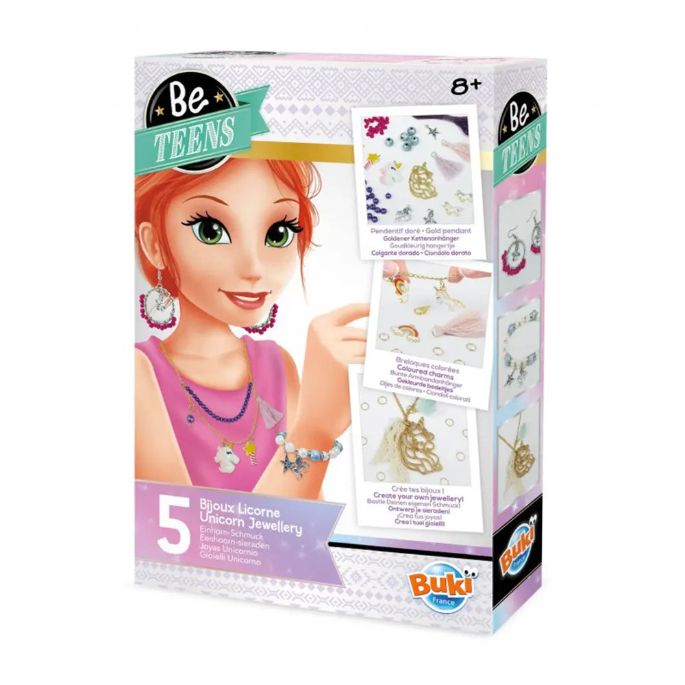 Buki Set de Création Bijoux avec Licornes 8A+