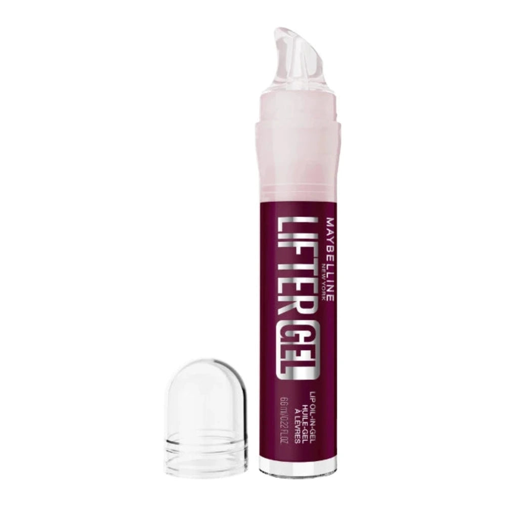 Maybelline Lifter Gel gloss Oil-in-Gel teinte 008 Berry Twist – tube ouvert