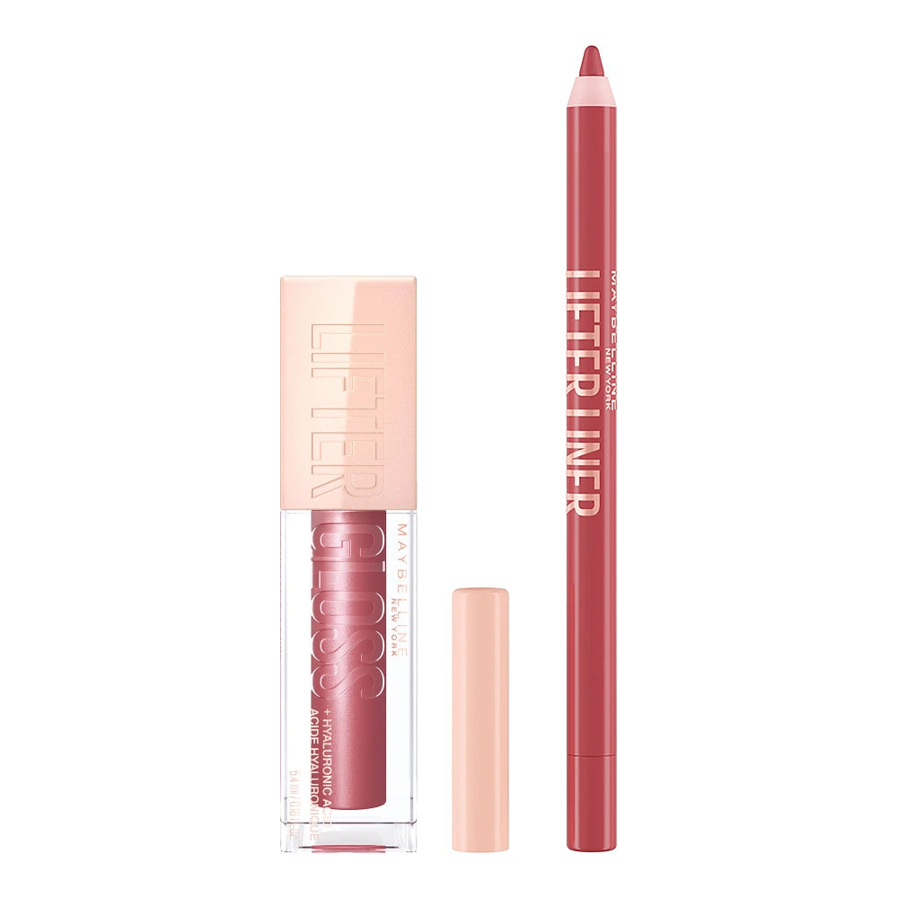 Maybelline Pack Lifter Gloss 005 Petal 5,4 ml + Lifter Liner 009 Peaking