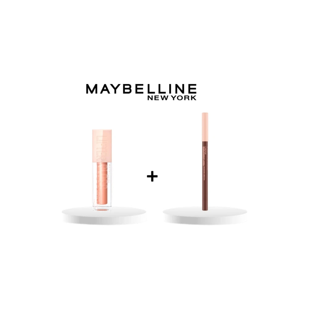 Maybelline Pack Lifter Gloss 007 Amber 5,4 ml + Lifter Liner 001 Cross The Line