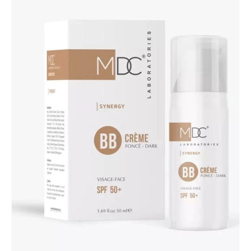 MDC Synergy BB crème teinte foncée SPF50+ 50 ml – tube