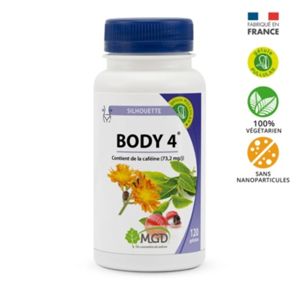 MGD Nature Body 4 120 gélules - boîte