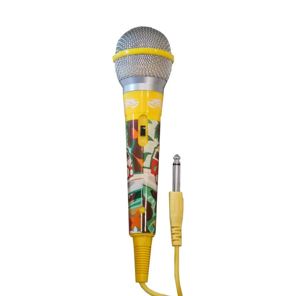 iDance Microphone Filaire à Brancher CLM6 - Jaune