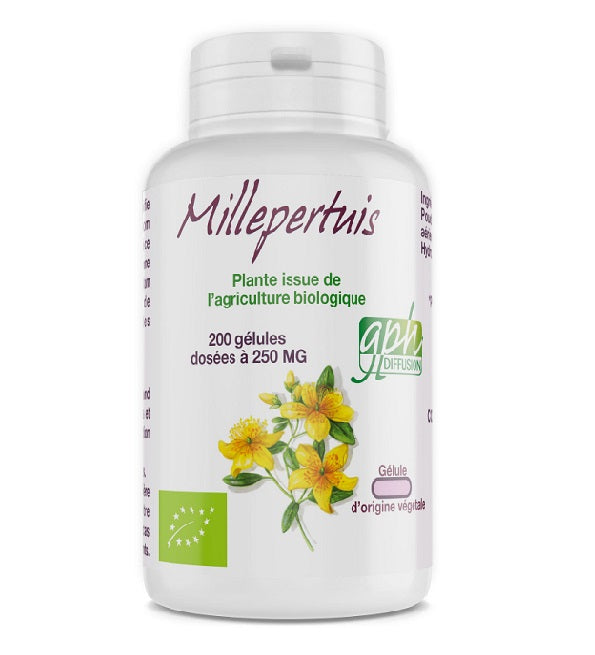 GPH Millepertuis 250 mg boîte de 200 gélules