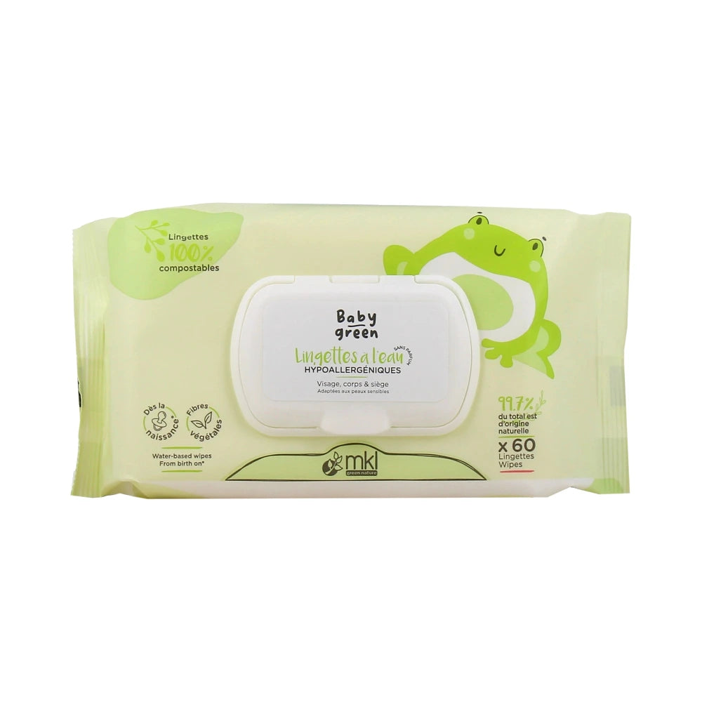 MKL Baby Green Lingettes à l'eau bio – paquet