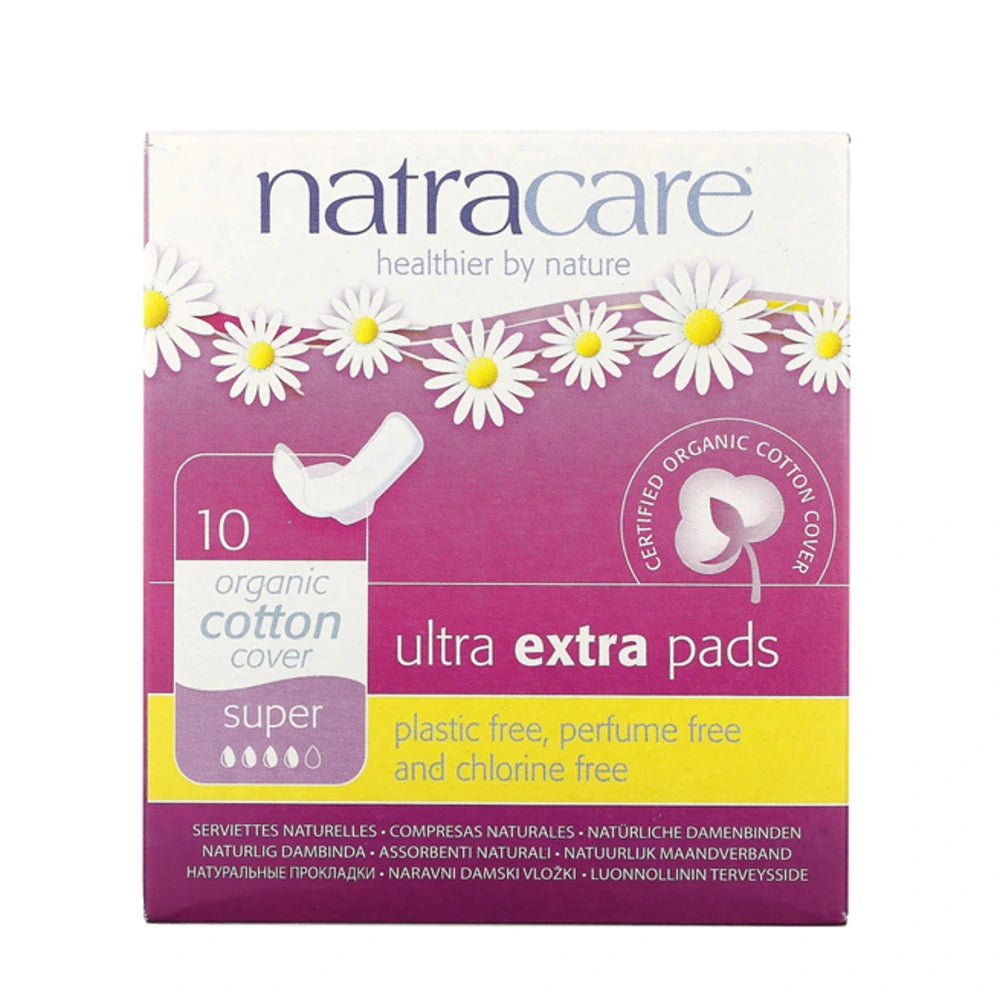 Natracare serviettes Ultra Extra Super – paquet de 10
