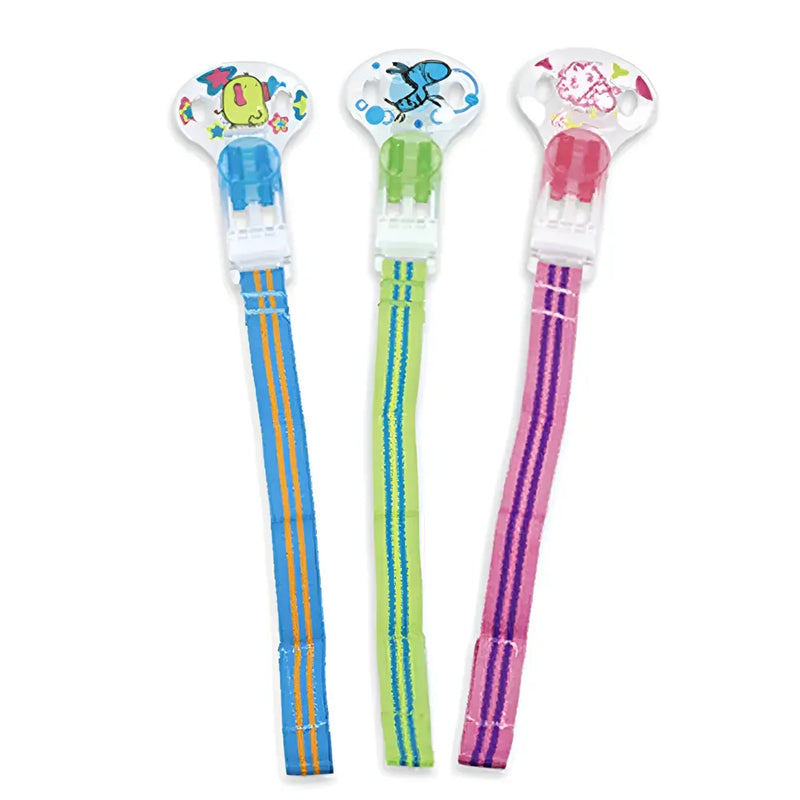 Nûby Pinza para Chupete con Velcro para Chupetes de Anilla 0m+ - Verde