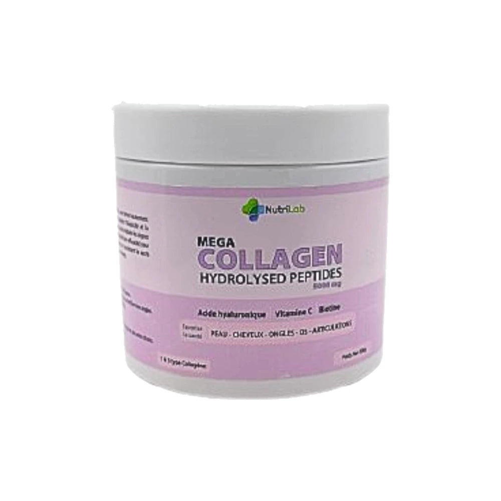 Nutrilab Mega Collagen peptides hydrolysés, pot 200 g