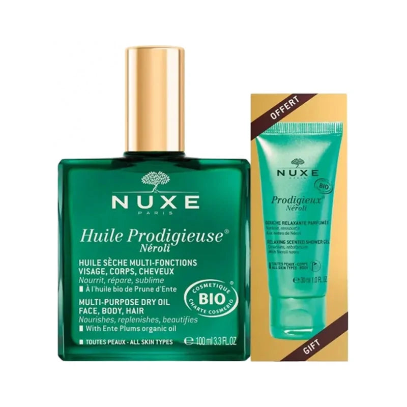 Nuxe Huile Prodigieuse Néroli 100ml & Néroli Shower Jelly - 30ml