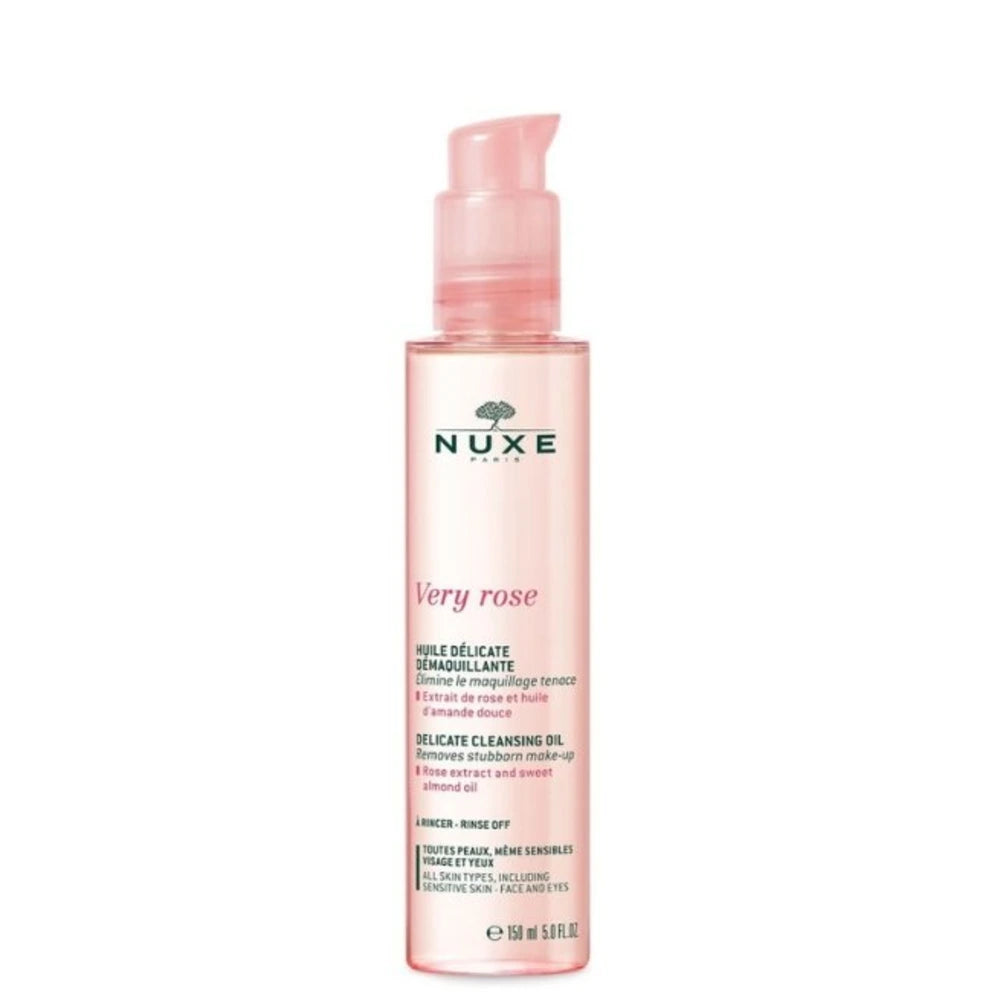 Nuxe Very Rose huile délicate démaquillante 150 ml – flacon