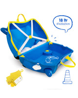 Trunki Valise de Voyage pour Enfant - Percy la Voiture de Police