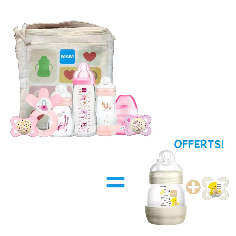 Offer = Grow Up With Mam Bag Purchased = Mam 130ml Bottle + Start 0M+ Pacifier Free!
