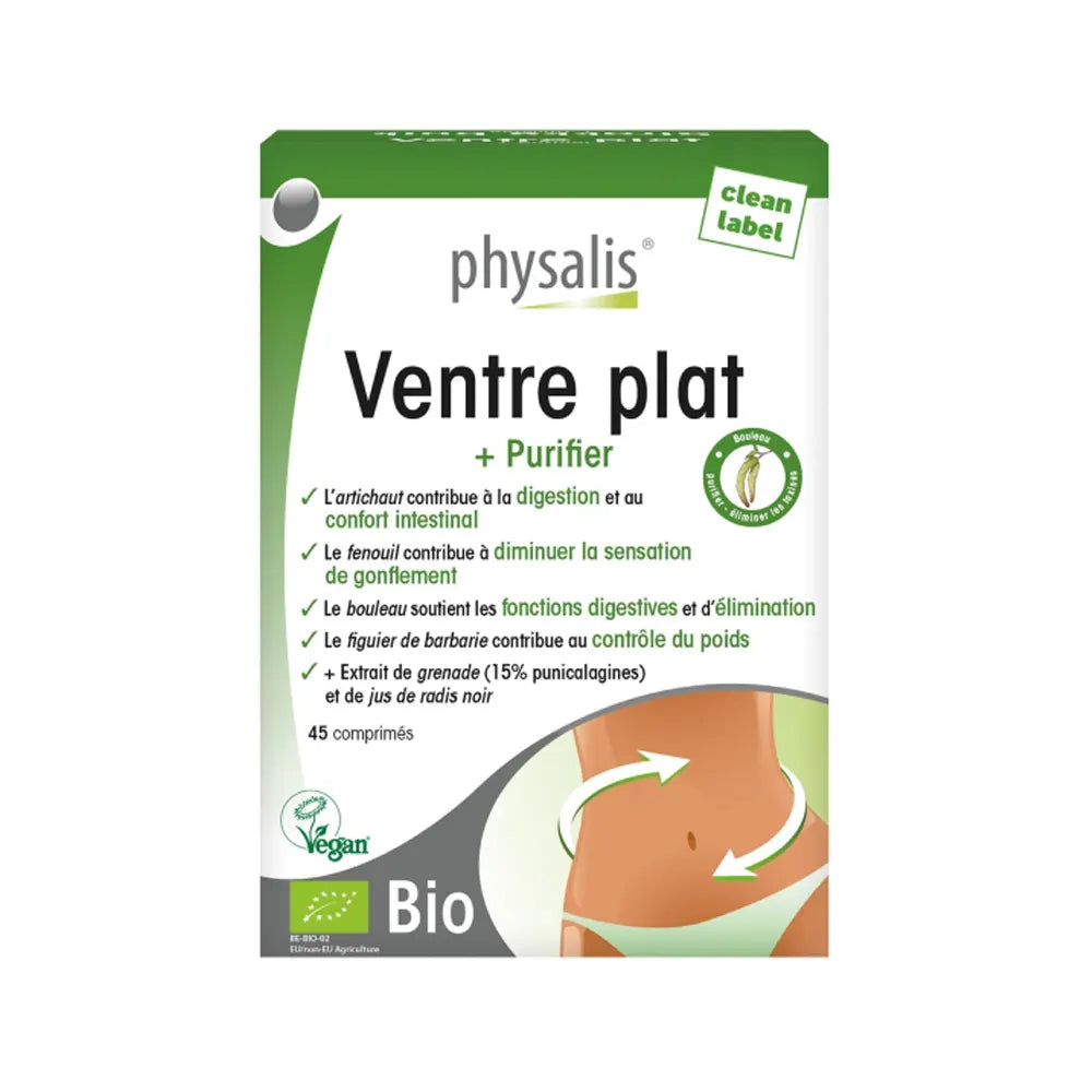 Physalis Flat Stomach + Purifier 45 Tablets