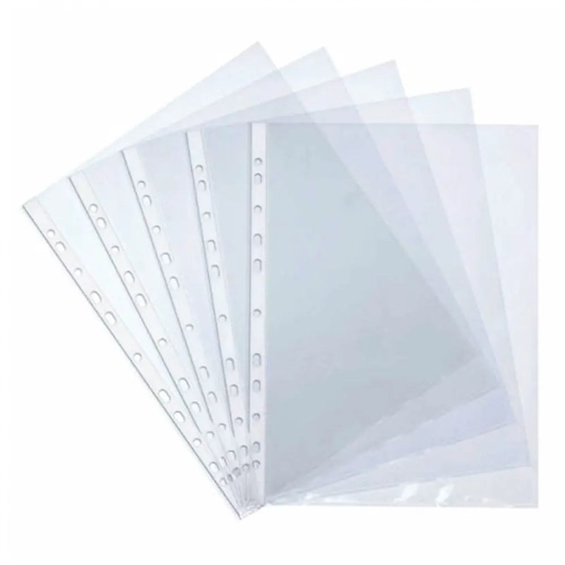 Atika Pack of 25 Smooth Punched Pockets A4