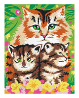 Peinture Au Numéro - Chats - Cahier Avec Palette Et Pinceau
