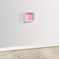 Wlidaty Home Small Pink Wall Cube - 18x18 cm