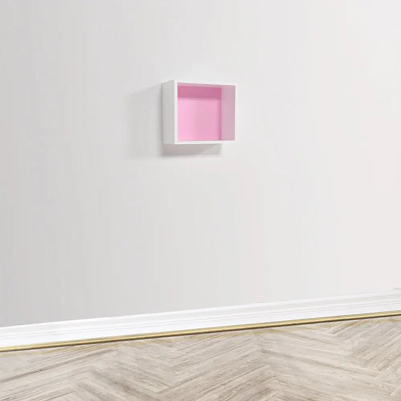Wlidaty Home Small Pink Wall Cube - 18x18 cm