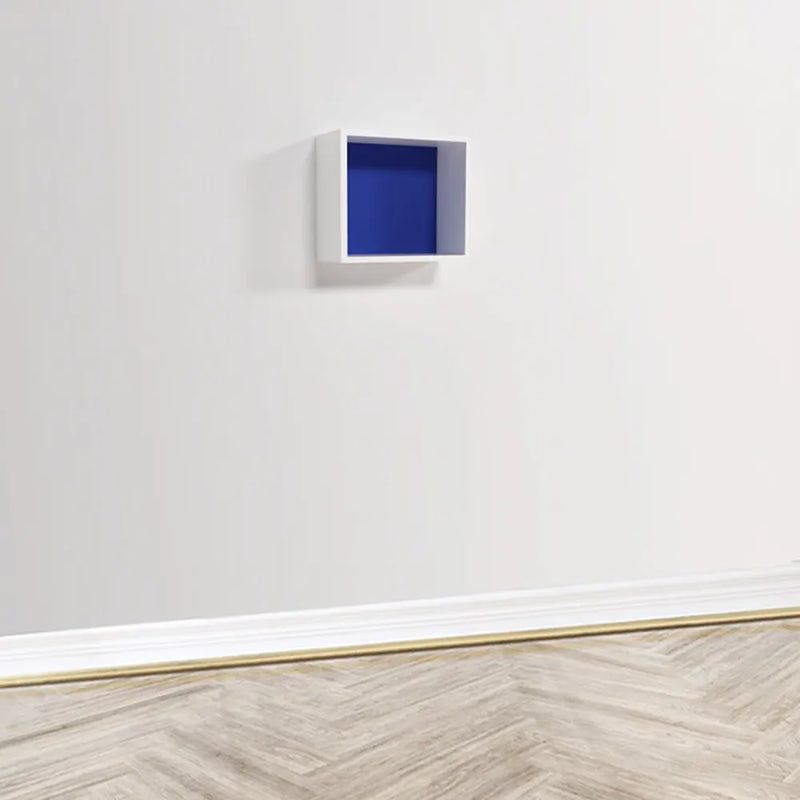 Wlidaty Home Small Blue Wall Cube - 18x18 cm