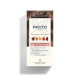 Phyto PhytoColor 6.77 Marron Clair Cappuccino – boîte du kit de coloration