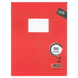 Atika Cahier Piqure A4 96 Pages Seyès 70g - Rouge