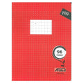 Cuaderno Cosido Atika A4 96 Páginas Seyès 70g - Rojo