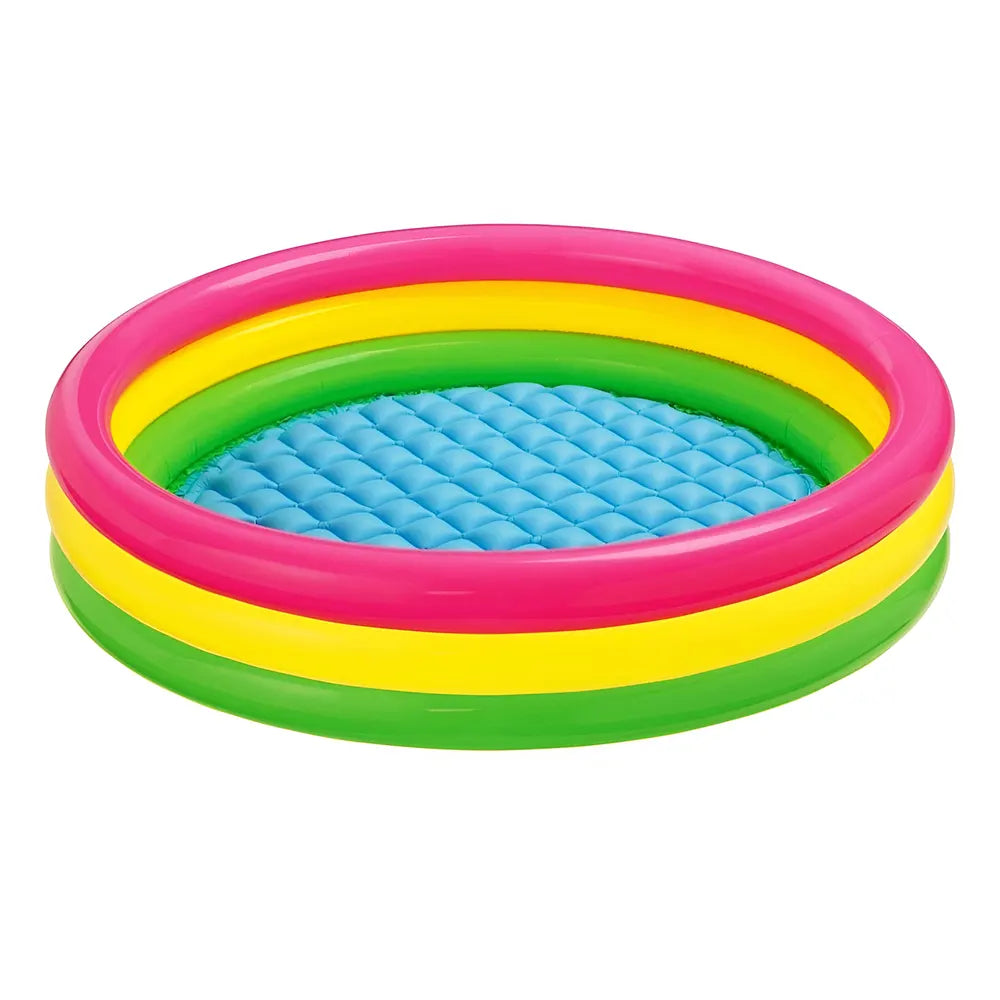 Intex Piscine Avec 3 anneaux Géométrie 168 x 46 cm