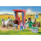 Playmobil Mission Vétérinaire avec Ânes - 4A+