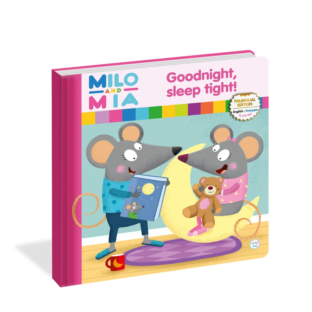 Plume Univers Milo et Mia - Good night, Sleep Tight (Trilingue)